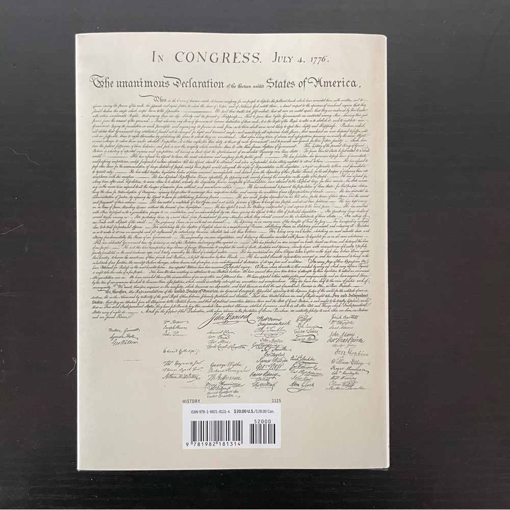 $10 SALE Set/2 Declaration of Independence Hardcover Books USA History Politic - Picture 3 of 12